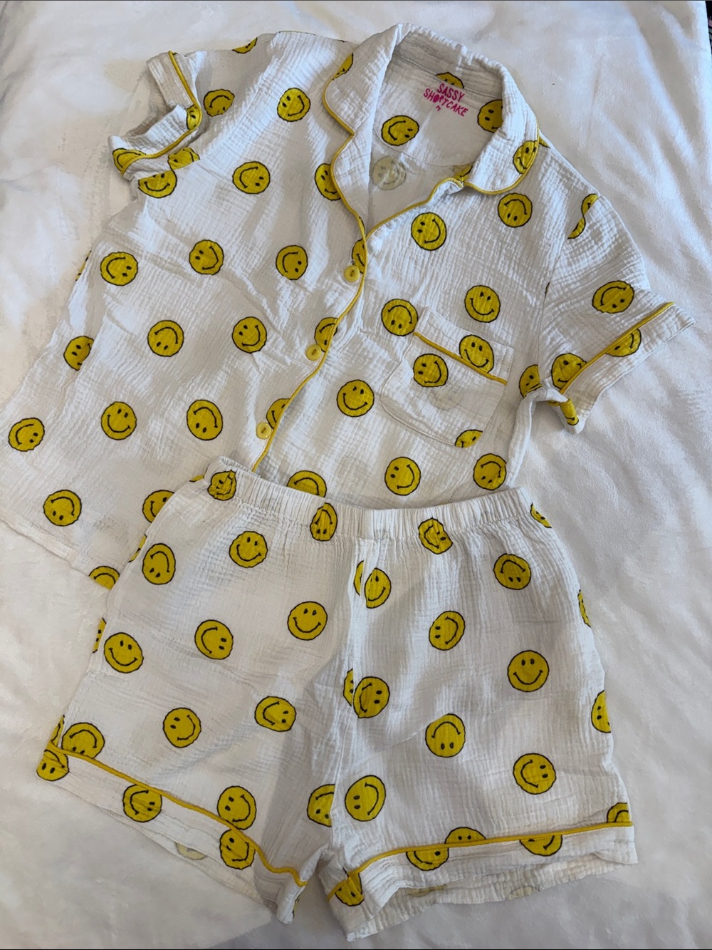 Sassy Shortcake Smiley Dreams Pajama Set 🍋😊 | Size Medium - Picture 2 of 8